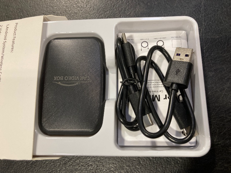 Photo 1 of 2025 Upgraded Wireless Car play and Android Auto Dongle Support Netflix/YouTube, Car Play Ai Box with USBA-C and USBC-C Cable for iPhone Android, Convert Wired to Wireless Car Play Stream to Your Car