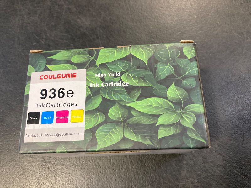 Photo 1 of 936e Ink Cartridges Combo Pack Replacement for HP 936 XL 936XL for OfficeJet 9122e; Pro 9120e 9120 9125e 9125 9128e 9135e 9135 9110b 9120b 9130b 9130; Pro Wide Format 9730e 9730 Printers- KCMY 4-Pack
