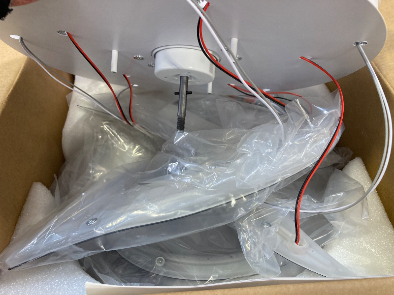 Photo 1 of Bevenus Low Profile Ceiling Fans with Lights,27.2” Black Modern Dimmable Flower Shape Ceiling Light Fan with Remote Control/app Control,Timing 6 Gear Speeds Fan Ceiling Lamp.