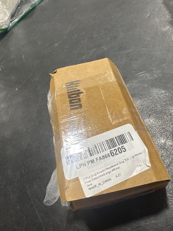 Photo 1 of 2 Pcs Dog Crown Headband Dog Tutu Dress Set Crystal Rhinestone Tiara Crown Tutu Skirt Pet Dress Costume for Puppy Birthday Party Wedding Photo Prop Costume(Large,White)