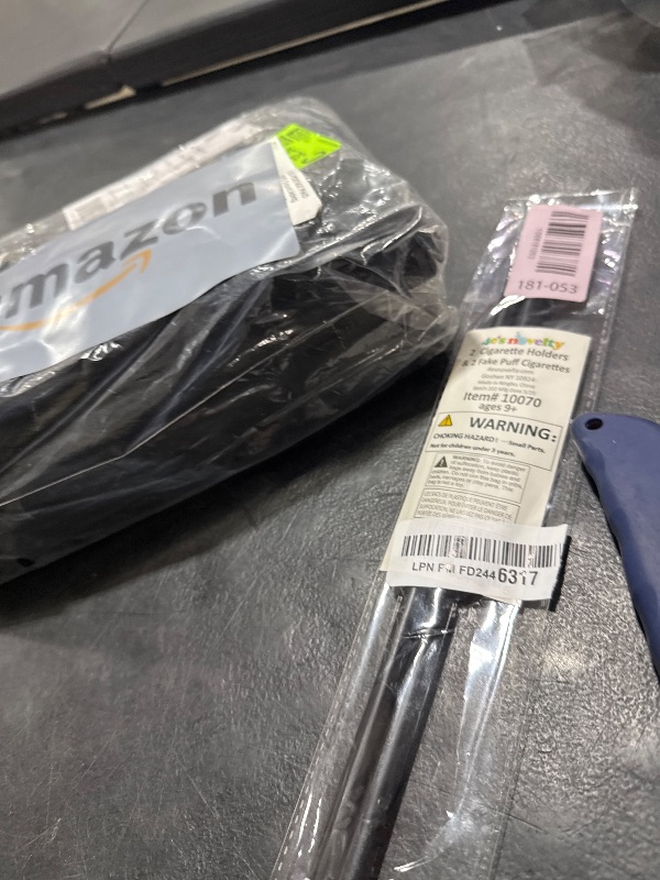 Photo 1 of 4E's Novelty 2 Long Cigarette Holders & 2 Fake Puff Cigarettes with Smoke for Halloween Accessories for Women Costumes Gatsby Roaring 1920s Flapper Costume Photo Prop Cigarettes