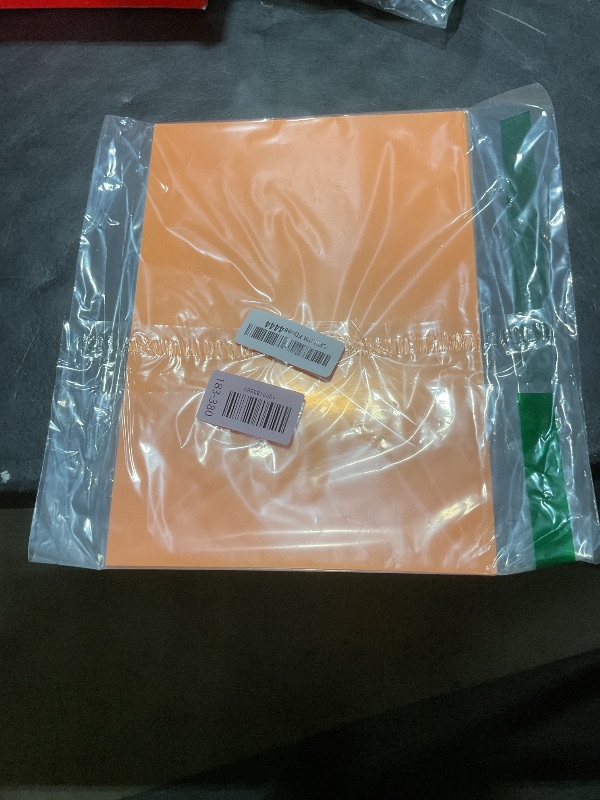 Photo 1 of 10 Pack Gel Light Filter Transparency Color Film Plastic Sheets Colored Overlays Correction Gels Filter for Lamp, Headlight, Photo Studio Strobe, LED, Headlight Film (Orange)