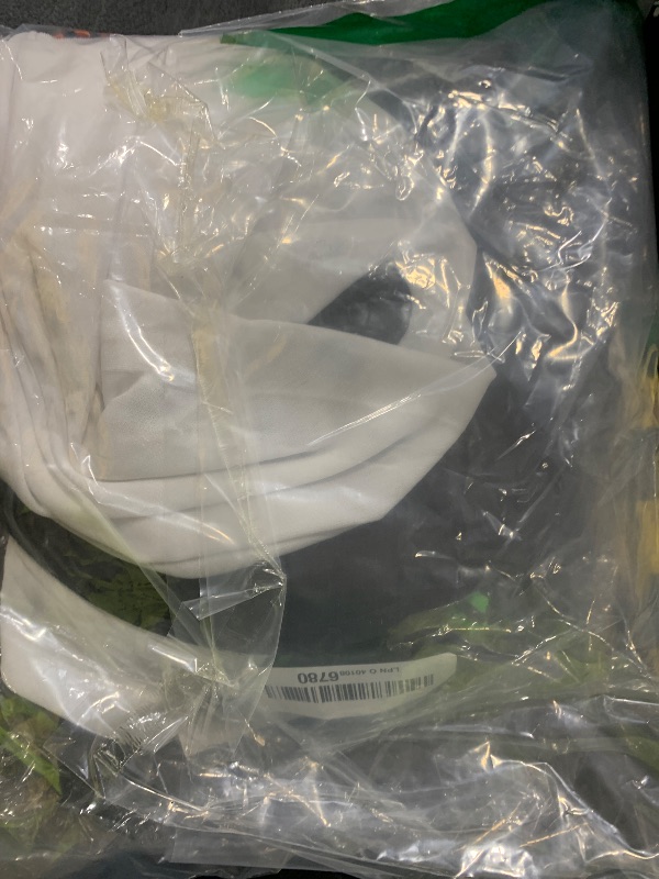 Photo 1 of 3 Packs Halloween Hanging Ghosts Decorations Outdoor Indoor, Spooky Glowing Ghost Witch Hat Striped Stockings High Heels String Lights 3 Modes Patio Yard Front Porch Tree Party(Contains 18 Batteries)