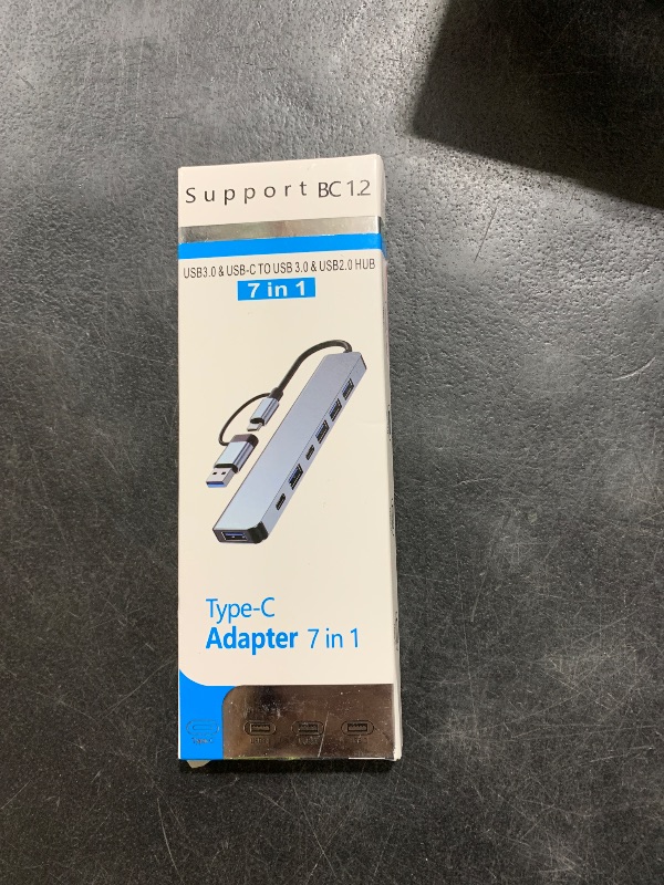 Photo 1 of ?Upgrade? USB C/USB Hub, BERLAT Aluminum 7 in 1 USB C & USB Hub with USB 3.0, USB 2.0 Ports for PC/Laptops/MacBook Pro/Air/iMac/iPad and More Devices