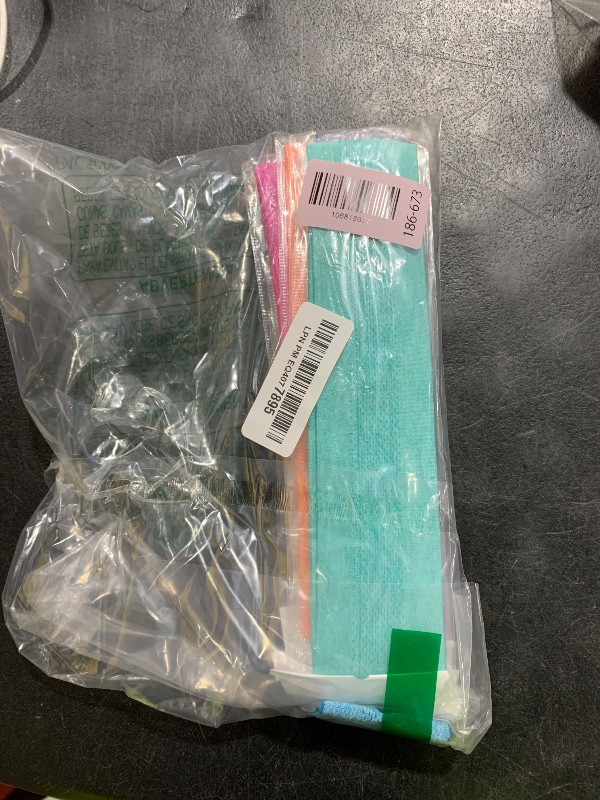 Photo 1 of 8 Pieces Sweatbands Non Slip Headbands Stretchy Running Sports Sweatbands Workout Headband Grip Silicone Yoga Hair Band Elastic Exercise Hair Wrap for Women Men(Assorted Solid Colors)