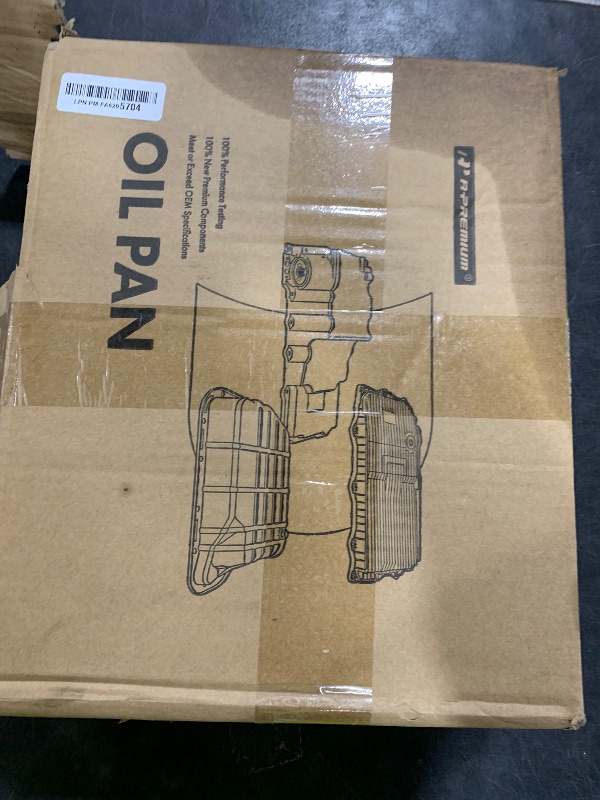 Photo 1 of A-Premium Lower Engine Oil Pan Sump with Drain Plug Compatible with Hyundai Sonata, Santa Fe, Tucson & Kia Optima, Sportage, Sorento, Rondo, Magentis, Forte, Forte5, Replaces 2151025053, 215102G500