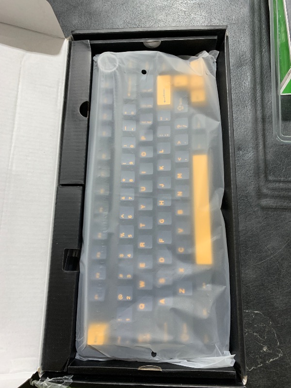 Photo 1 of AULA F75 75% Wireless Mechanical Keyboard, Hot Swappable Creamy Keyboard, Pre-lubed Greywood Switches RGB Backlit Gaming Keyboards, 2.4GHz/Type-C/BT5.0(Cool Black)