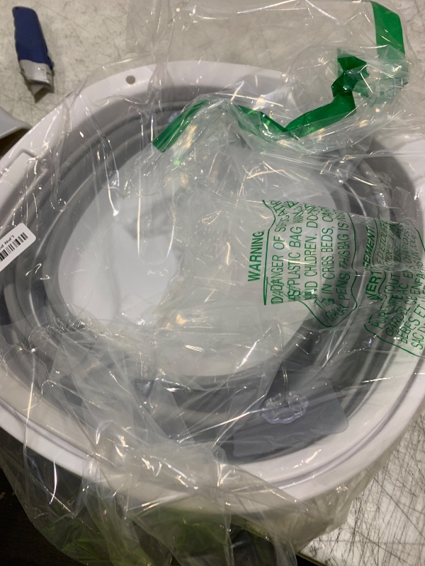 Photo 1 of 2-Pack Collapsible Buckets (2.6 Gallon/10L) - Foldable Rectangular Design with Handles, Space-Saving for RV, Camping, Car Wash, Fishing & Cleaning - Durable, Portable & Multi-Purpose