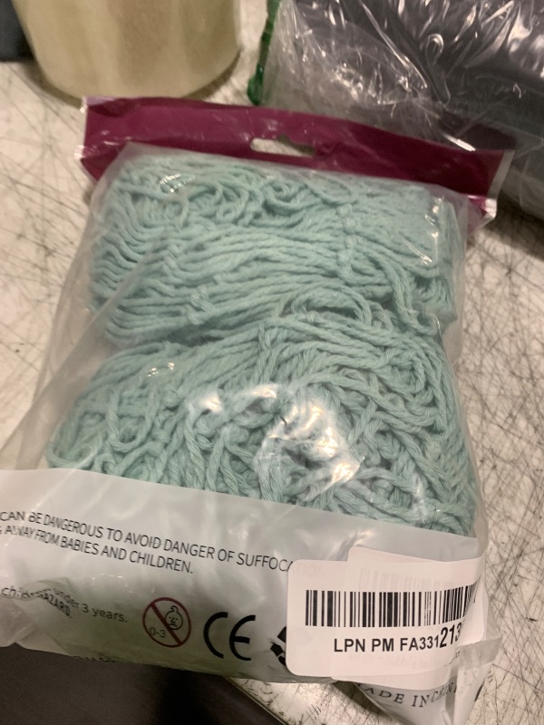 Photo 1 of 2 Pack Fish Net Decorations for Party, Natural Cotton Hawaiian Party Fishing Net Decorative, Nautical Themed Cotton Fishnet Under The Sea Pirate Ocean BeachHalloween Decor Blue