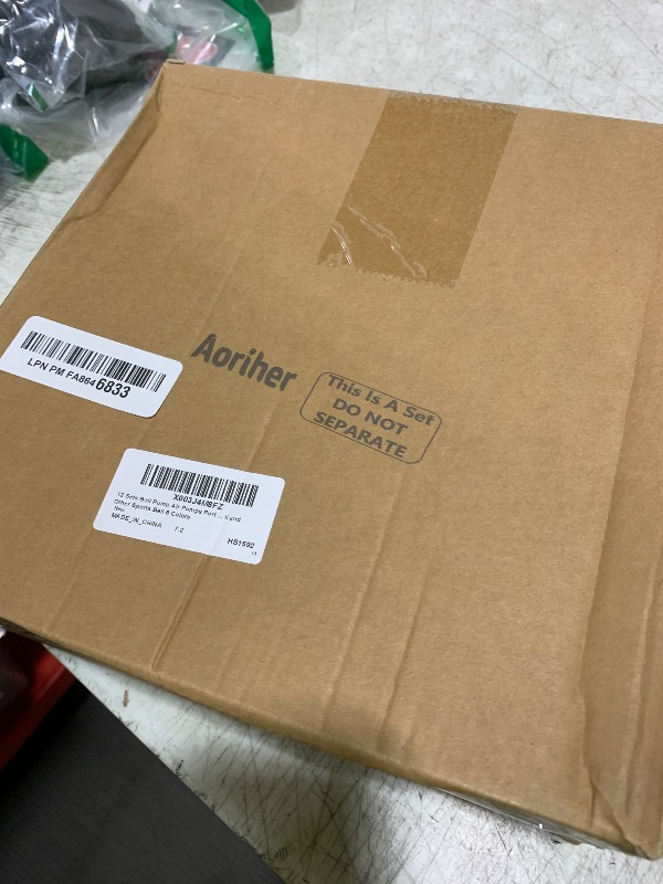 Photo 1 of 12 Sets Ball Pump Air Pumps Portable Hand Air Ball Pump Inflatables Air Ball Pump Small Sports Pump Kit with Needle Nozzle Hose for Soccer Basketball Football Volleyball and Other Sports Ball 6 Colors