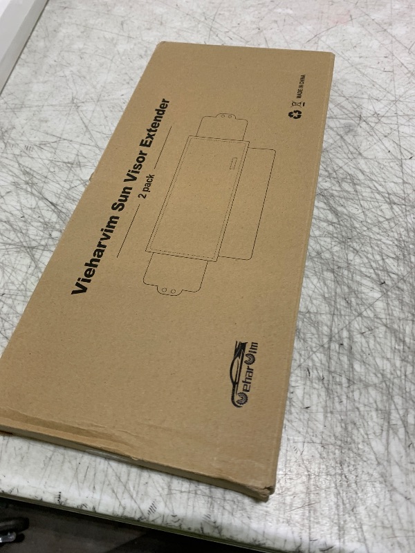 Photo 1 of 2 Pack Polarized Sun Visor Extender for Car with 2 Side Sunshade, Car Visor Extender Sun Blocker, Upgraded UV400 Sun Visor Extension with PC Lens, Anti-Glare Car Visor for Safe Driving