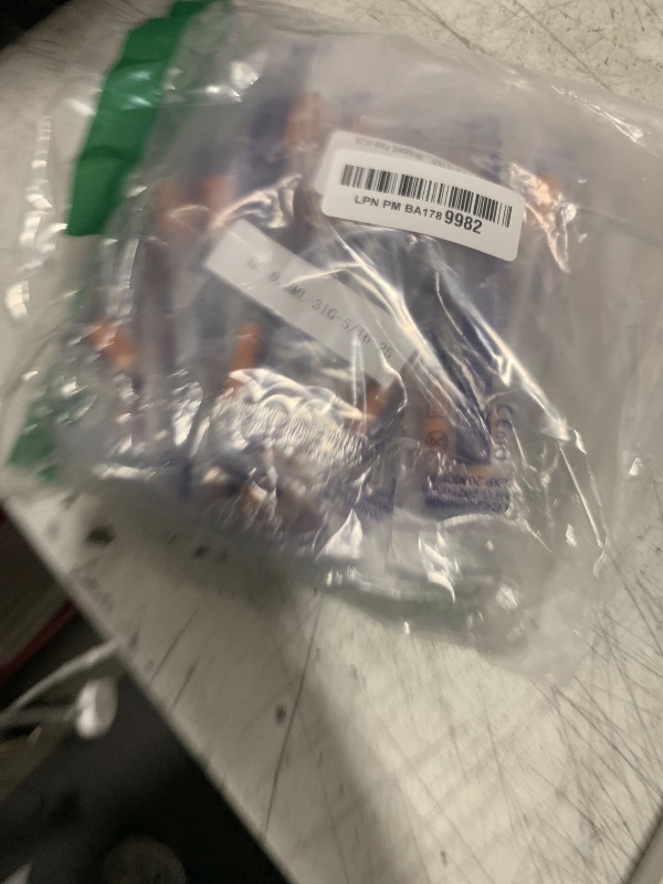 Photo 1 of 0.5ml 31G 5/16 Inch 8mm Syringe, Lab Syringes Individually Wrapped, Pack of 25