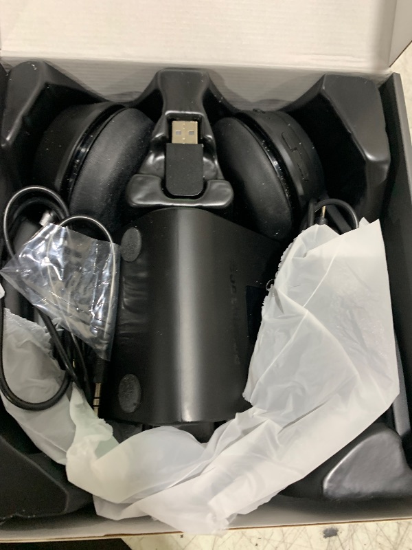 Photo 1 of (Upgraded Version) Wireless Headset, Bluetooth Headset with Noise Cancelling Microphone, Best Headphones with Mic Mute & USB Dongle for PC/Computer/Laptop/Cell Phones/Remote Work/Call Center