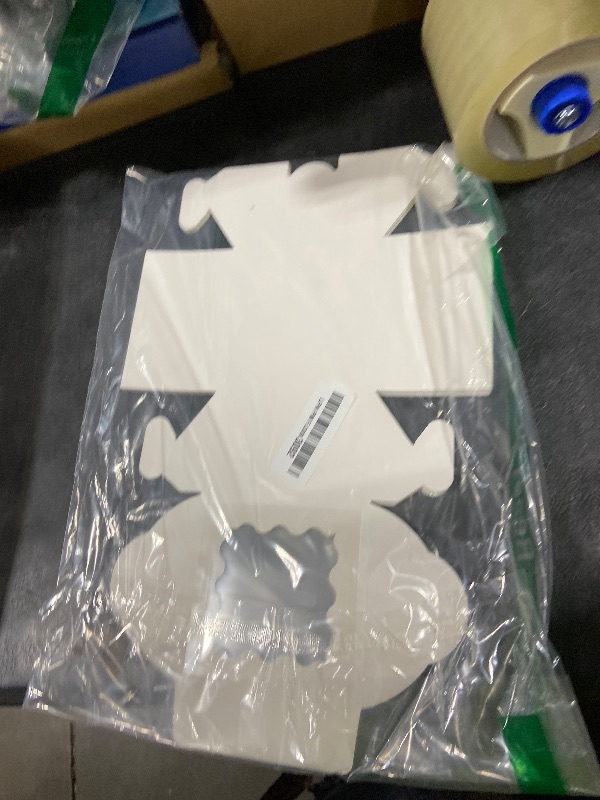 Photo 1 of  MESHA Gift Boxes 4x4x4'' 10 Pack, Small White Gift Boxes with Lids,Bridesmaid Proposal Box, Wedding Boxes for Gifts Thank You Box with Ribbon Cupcake Boxes