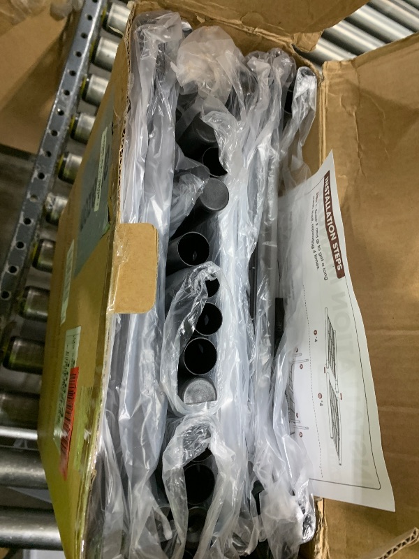 Photo 1 of *INCOMPLETE** Sakugi Storage Shelves - 4 Tier Shelf Organizer, Heavy Duty Garage Shelving Unit with Leveling Feet, Stable Metal Shelves Organizer for Pantry, Kitchen and Closet, 33.0" W x 12.6" D x 57.2" H, Black