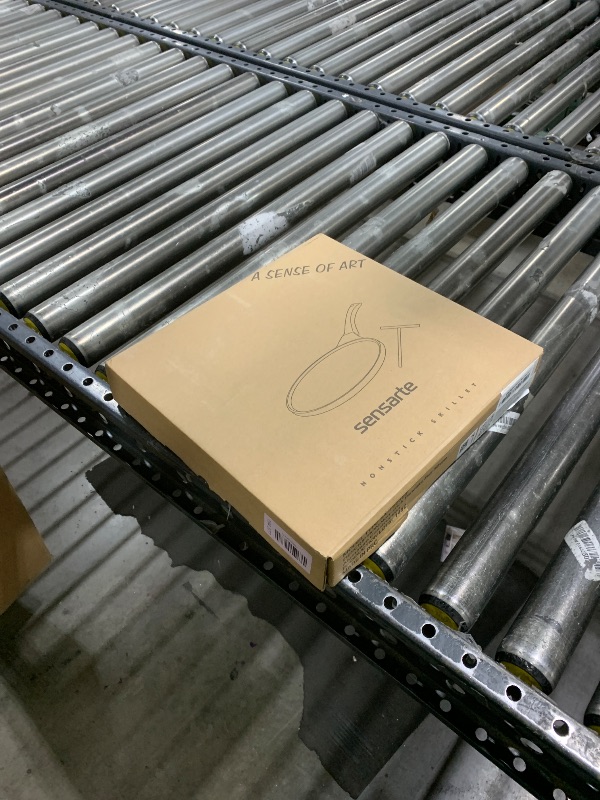 Photo 1 of *USED/DAMAGE** SENSARTE Nonstick Crepe Pan, Swiss Granite Coating Dosa Pan Pancake Flat Skillet Tawa Griddle 12-Inch with Stay-Cool Handle, Induction Compatible