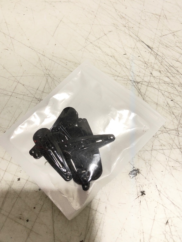 Photo 1 of 12 Pieces Snap Hair Clips for Women, Hair Barrettes 2 Inch Metal Black Hair Clip for Girls Kids Teens Hair Accessories