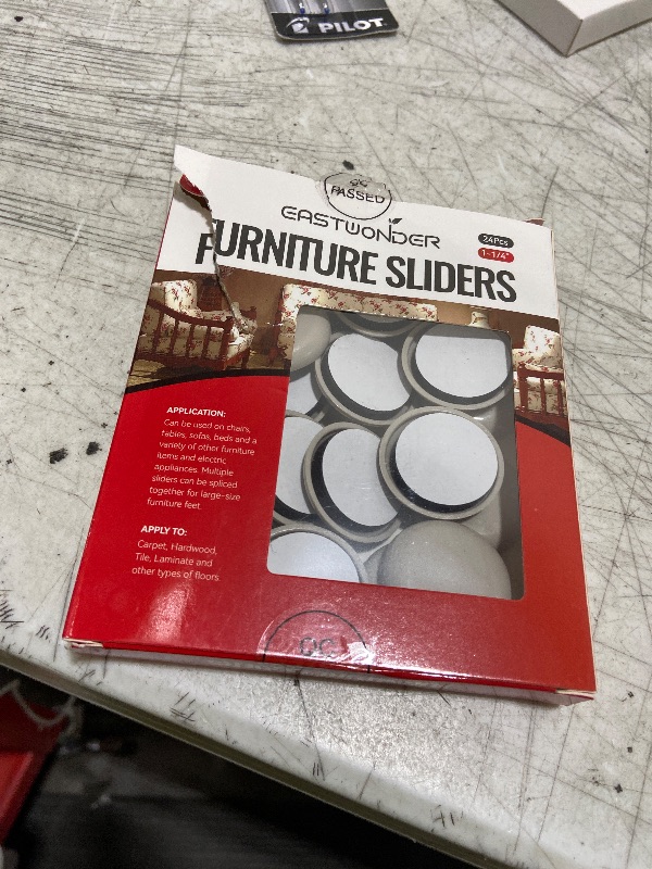 Photo 1 of 1-1/4" Furniture Sliders for Carpet & Hardwood Floors, 24PCS Furniture Pads for Quickly and Easily Move Any Item and Protect The Floor