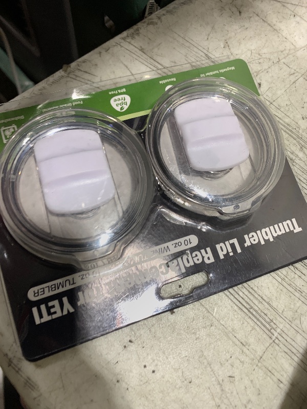 Photo 1 of 10 oz Tumbler Lids for YETI,Magnetic Tumbler Lid Replacement for YETI,BPA Free 2 Pack White Tumbler Lids