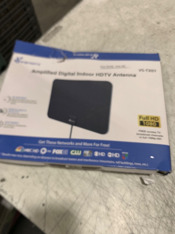 Photo 1 of Gear Ultra-Thin Digital HDTV Antenna with Built-in Detachable Amplifier, 120-150 Miles Range,
