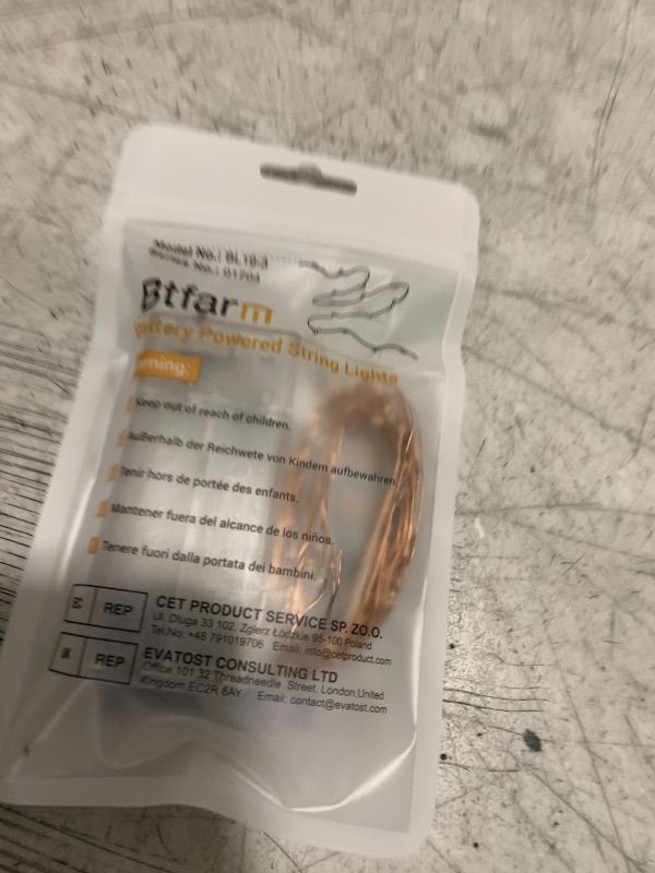 Photo 1 of  Led String Lights, Mini Battery Powered Copper Wire Starry Fairy Lights, Battery