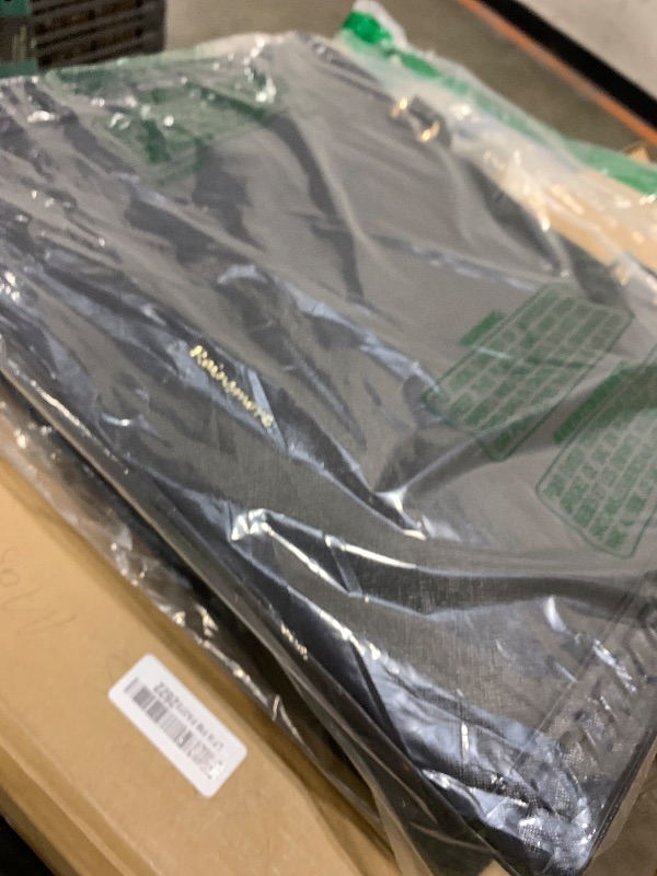 Photo 1 of Laptop Bag for Women 15.6 Inch PU Tote Bag Business Office Work Bag Waterproof Briefcase Computer Tote Lightweight Handbag Shoulder, Black