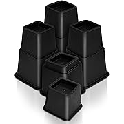 Photo 1 of - Adjustable Bed Risers 3, 5, 8 Inch – Heavy Duty Furniture Riser Set of 4 for Beds,