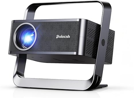 Photo 1 of [1080P Full HD & 4K Support] Smart Projector with WiFi and Bluetooth, 1500 ANSI Portable Projector, Auto Keystone & Zoom Mini Outdoor Movie Proyector with HDR10+ for Home Theater
