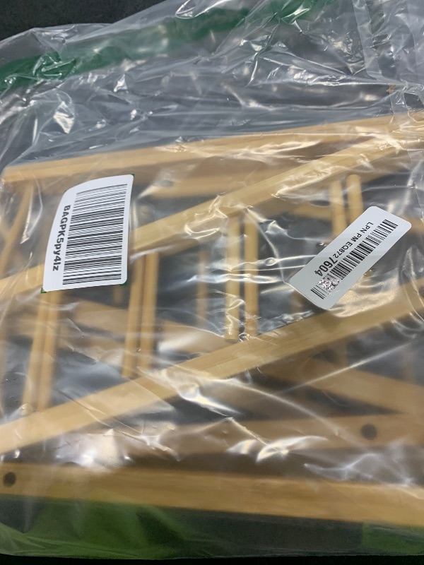 Photo 1 of 2 Pack Plate Stands For Display,Wooden Plate Holders for Displaying,5-Tier Craft Show Display Stands For Tabletop Book, Artwork, Photo, Record, Magazine and Platter