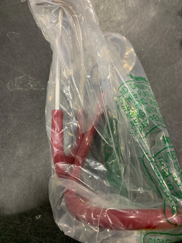 Photo 1 of 3M Littmann Cardiology IV Diagnostic Stethoscope, 6184, More Than 2X as Loud, Weighs Less, Stainless Steel Chestpiece, 27" Burgundy Tube