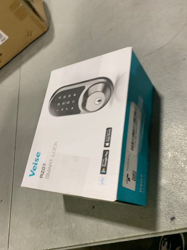 Photo 1 of *INCOMPLETE** Veise RZ07 Smart Lock, Fingerprint Door Lock, 7-in-1 Keyless Entry with App Control, Electronic Touchscreen Keypad Deadbolt, Biometric Smart Locks for Front Door, Satin Nickel