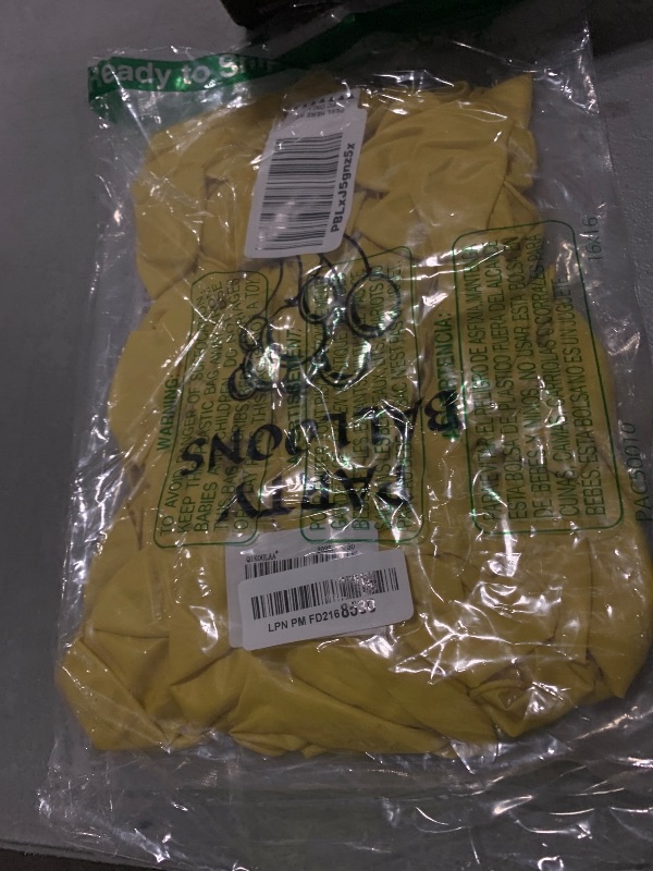 Photo 1 of 120 Pack Pearl Yellow Balloons, Bright 12 inch Royal Yellow Latex Party Balloons for Birthday Wedding Baby Shower Halloween.