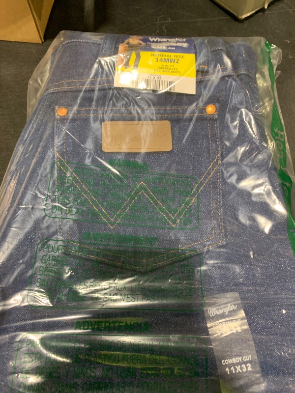 Photo 1 of *DAMAGE, IMPERFECT** Wrangler Women's Cowboy Cut High Rise Slim Fit Tapered Leg Jean, Prewash, 11-32