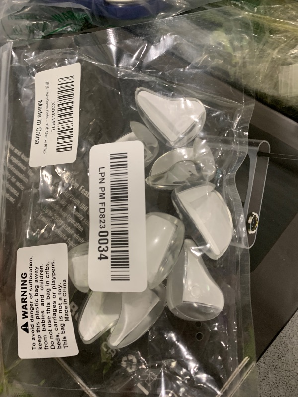 Photo 1 of 10 Pack Transparent Corner Protectors - Baby Safety Edge Guards for Furniture, Clear Sharp Corner Covers for Dining Table Baby Proofing