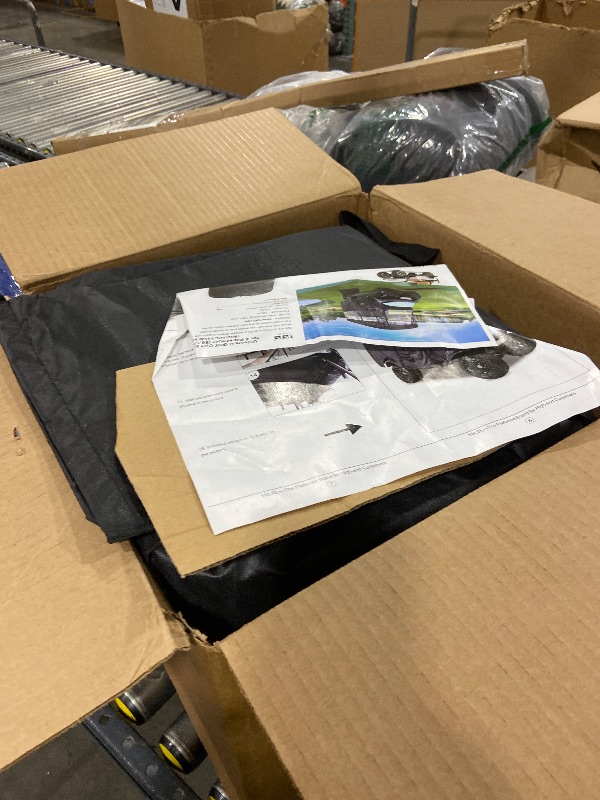 Photo 1 of 10L0L 2 Passenger Golf Cart Driving Enclosure for EZGO TXT and RXV Model, 4-Sided Clear Window 600D Rain Cover All Weather Windproof Waterproof