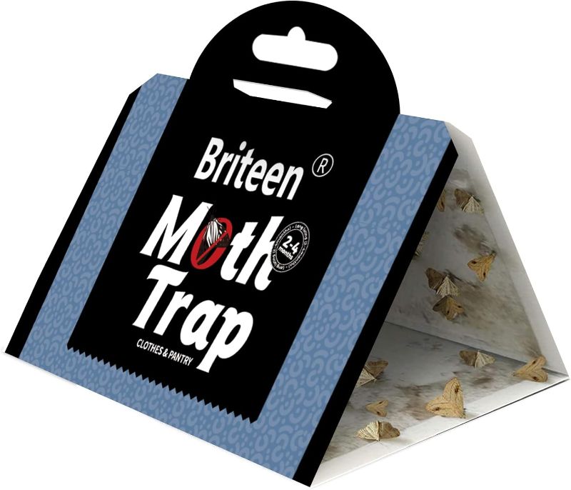 Photo 1 of 10 Pack Pantry Moth Traps Safe and Effective for Food and Clothing- Glue Traps with Pheromones for Wool Closet Carpet Food and Cupboard