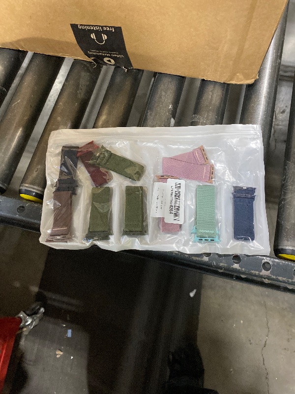 Photo 1 of 10 Pack Stretchy Bands Compatible with Apple Watch Band 40mm 38mm 41mm 42mm 44mm 45mm 46mm 49mm Women Men, Water-Resistant Solo Loop Elastic Sport Straps for iWatch Series 11 10 9 8 7 6 5 4 3 SE Ultra