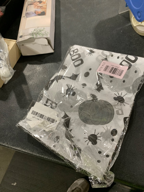 Photo 1 of 30 Sheets Halloween Packaging Tissue Papers, 13.8x19.7 Inch 5 Styles Gift Wrapping Paper Pumpkins Ghosts Skulls Bats Spider Web Print for Halloween Party Decoration DIY Craft Supplies