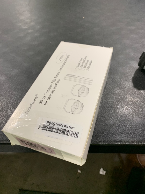 Photo 1 of 2 Pcs 30 oz Tumbler Flip Straw Lid Replacement for Stanley IceFlow, BPA Free, Easy to Carry, Perfect Fit, Reusable Leak Proof Lid, Only for Stanley IceFlow 30oz