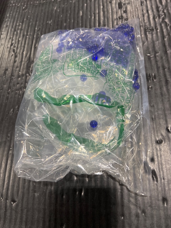 Photo 1 of 100Pcs 10mm Blue Glass Round Loose Gemstone Energy Healing Beads Hole Size 1mm DIY Smooth Beads for Bracelet Necklace Earrings Jewelry Making