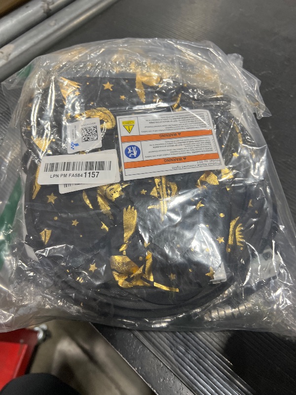 Photo 1 of 3 Packs Halloween Decorations Outdoor, Hanging Ghosts String Lights Halloween Decor, Spooky Cute Glowing Ghost Witch Hat Lights 3 Modes for Patio Yard Front Porch Tree House Party(18 Batteries)