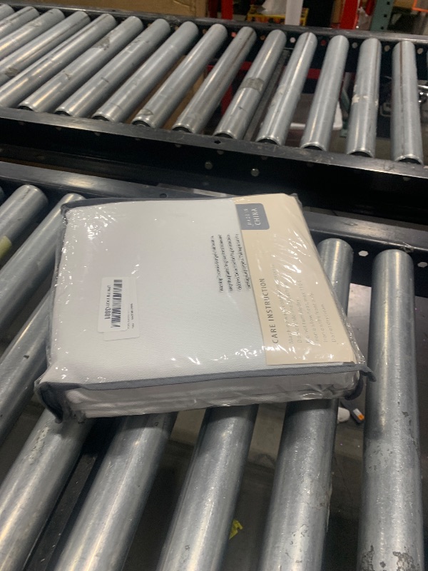 Photo 1 of 100% Blackout Shield Sliding Door Curtains, Extra Wide Curtains 108 Inch Long, Patio Door Grommet Drapes for Living Room, 50”W x 108”L, Bright White