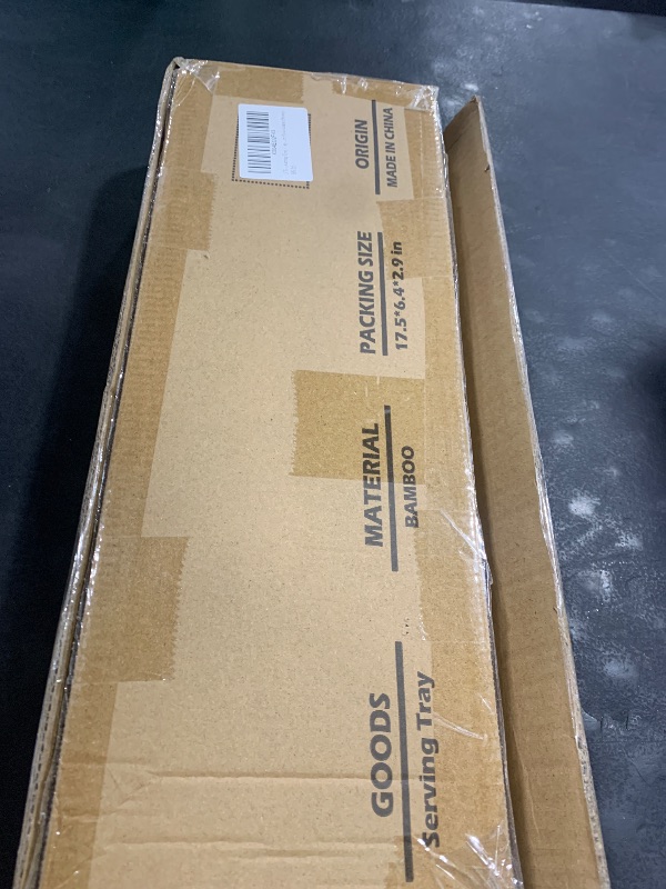 Photo 1 of 3 Tier Serving Tray, Cupcake Stand,Party Serving Decorative Tray Decor with 3 Bamboo Serving Platters for Fruit Dessert Presentation (Brown)