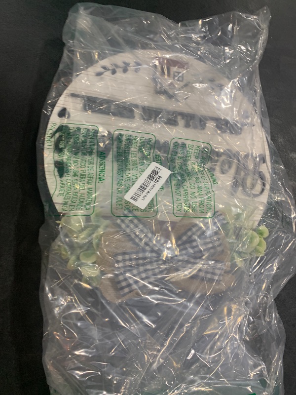 Photo 1 of 3D Bless This Home And All Who Enter Wooden front Door Signs?Door Decorations Hanging,Christian Jesus Home Porch Wall Decor?Spring Wreaths?Door Wreaths for Front Door Outside All Season