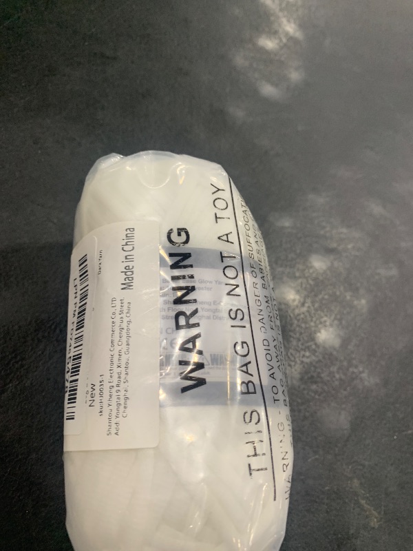 Photo 1 of 120g Glow in The Dark Yarn for Crocheting and Knitting; 120m(144yds) Yarn for Beginners with Easy-to-See Stitches; Worsted-Weight Medium #4; Yarn for Beginners Crochet Kit Making