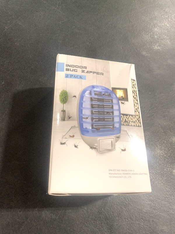 Photo 1 of 2 Packs Indoor Bug Zappers, Fly Traps for Indoors, Insect Traps for Home Mosquito Killer