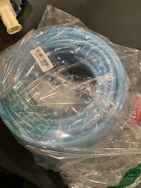 Photo 1 of 1/2?OD Compressed Air Piping System and Shop Air Line Kit with 100ft TPEE Tubing 3/8?ID, 27-Piece Air Push to Connect Kit