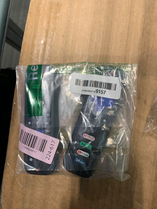 Photo 1 of (Pack of 2) Replacement Remote Control Only for Roku TV, Compatible for TCL Roku/Hisense Roku/Onn Roku/Sharp Roku/Element Roku/Westinghouse Roku/Philips Roku Smart TVs (Not for Roku Stick and Box)
