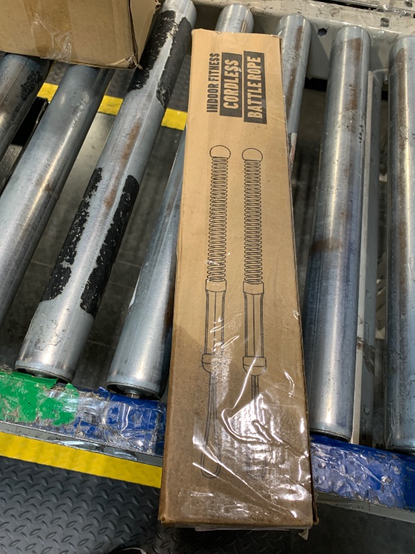 Photo 1 of ** MISSING PARTS** WKNNOXT Cordless Battle Ropes (2-Pack) Portable Workout Ropes for HIIT Workouts,Cardio & Muscle Training,Low-Impact Cardio Training,Home Gym Equipment for Men & Women(1.9LB x 2) (1.8LB*2)