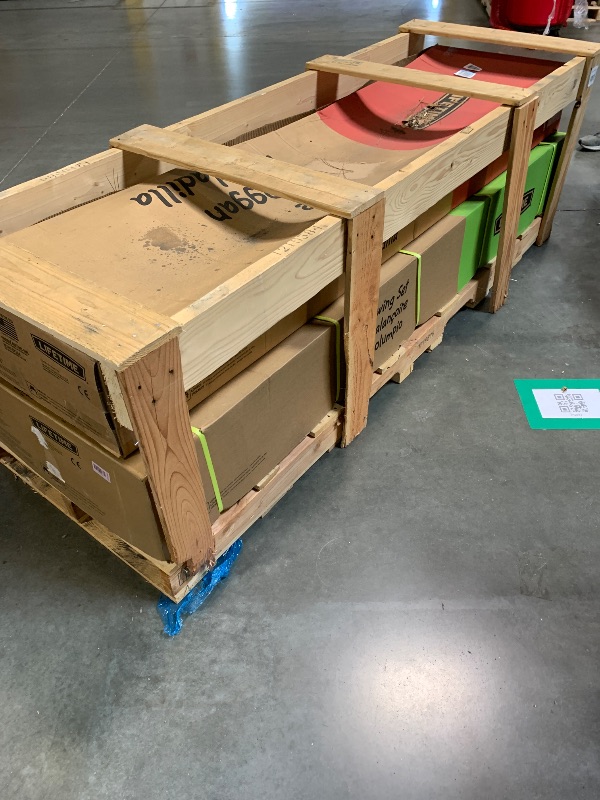 Photo 1 of *** Factort sealed *** Lifetime Monkey Bar Adventure Swing Set, Outdoor Playset with Monkey Bars, 3 Swings, Trapeze Bar, Slide, Fireman’s Pole, UV?Resistant Powder?Coated Steel, Backyard Playground for Kids